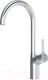 Миниатюра изображения товара Мойка кухонная со смесителем Saniteco 6550-L + Spike F9S07000 (хром, с сифоном, дозатором и коландером)