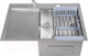 Миниатюра изображения товара Мойка кухонная со смесителем Saniteco 6550-R + Spike F9S07000 (хром, с сифоном, дозатором и коландером)