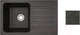 Миниатюра изображения товара Мойка кухонная со смесителем БелЭворс Styl R + Like F8007122 (черный)