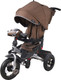 Миниатюра изображения товара Трехколесный велосипед с ручкой Moby Kids Leader 360 12x10 Air Car / 649360 (темный шоколад)