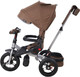 Миниатюра изображения товара Трехколесный велосипед с ручкой Moby Kids Leader 360 12x10 Air Car / 649360 (темный шоколад)