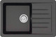 Миниатюра изображения товара Мойка кухонная со смесителем Berge BR-7602 + Like F8007122 (черный)
