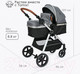 Миниатюра изображения товара Детская универсальная коляска Tomix Sunny 3 в 1 / 619C (Grey)