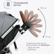 Миниатюра изображения товара Детская универсальная коляска Tomix Sunny 3 в 1 / 619C (Grey)