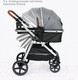 Миниатюра изображения товара Детская универсальная коляска Tomix Sunny 3 в 1 / 619C (Grey)
