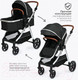 Миниатюра изображения товара Детская универсальная коляска Tomix Sunny 3 в 1 / 619C (Jet Black)