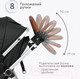 Миниатюра изображения товара Детская универсальная коляска Tomix Sunny 3 в 1 / 619C (Jet Black)