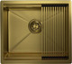 Миниатюра изображения товара Мойка кухонная GRANULA GR-5045U (золото сатин)