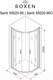 Миниатюра изображения товара Душевой уголок Roxen Santi 55020-90C