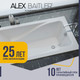 Миниатюра изображения товара Ванна акриловая Alex Baitler Madin 180х80 (New White)