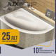 Миниатюра изображения товара Ванна акриловая Alex Baitler Nero L 150х95 (Super White)