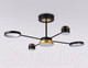 Миниатюра изображения товара Потолочный светильник Ambrella FL51632/4+1 BK/GD