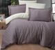 Миниатюра изображения товара Комплект постельного белья DO&CO Delux Point 1.5сп / 11620 (лиловый)