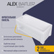 Миниатюра изображения товара Экран для ванны Alex Baitler 160 h63 / PF1663H (New White)