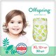 Миниатюра изображения товара Подгузники детские Offspring XL 12+кг Авокадо / OF01XL30AVO (30шт)