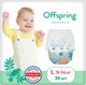 Миниатюра изображения товара Подгузники-трусики детские Offspring L 9-14кг Море / OF02LAQT (36шт)