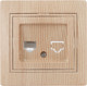 Миниатюра изображения товара Розетка INTRO Plano 1-303-11 / Б0030089 (сосна)