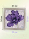 Миниатюра изображения товара Картина Декарт Фиолетовый цветок 2 8Л2116 (в раме)