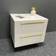 Миниатюра изображения товара Прикроватная тумба Shtabe Gross 6102 эко (белый/ручка золото)