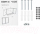 Миниатюра изображения товара Меловая доска Staff 238011 (100х150/300см, зеленый)