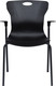 Миниатюра изображения товара Стул офисный Norden Seven Black / 388 Black (черный пластик/черная база с подлокотниками)