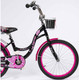 Миниатюра изображения товара Детский велосипед ZigZag Girl / ZG-1835 (черный/малиновый)