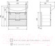 Миниатюра изображения товара Тумба под умывальник Volna Vario Sf 60.2Y Балтика (лен, подвесная)