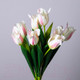 Миниатюра изображения товара Искусственный букет Lefard Тюльпаны / 535-344 (кремово-розовый)