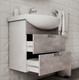 Миниатюра изображения товара Тумба под умывальник Volna Vario Z 60.2Y Балтика (бетон, подвесная)