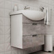 Миниатюра изображения товара Тумба под умывальник Volna Vario Z 70.2Y Балтика (бетон, подвесная)
