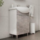 Миниатюра изображения товара Тумба под умывальник Volna Vario Z 50.2D Рива (бетон, напольная)