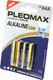Миниатюра изображения товара Комплект батареек Pleomax LR03 BL-4