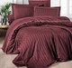 Миниатюра изображения товара Комплект постельного белья DO&CO Delux Domenica Dark / 11982 (бордовый)