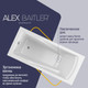 Миниатюра изображения товара Ванна акриловая Alex Baitler Madin 170x75
