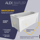 Миниатюра изображения товара Ванна акриловая Alex Baitler Nemi 150x70