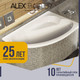 Миниатюра изображения товара Ванна акриловая Alex Baitler Nero R 160x100