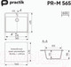 Миниатюра изображения товара Мойка кухонная Practik PR-M 565-002 (слоновая кость)