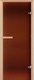 Миниатюра изображения товара Стеклянная дверь для бани/сауны Doorwood 190х70 (бронза матовая, коробка хвоя)
