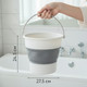 Миниатюра изображения товара Складное ведро Sundays Среднее / TBD0603930501D (10л, белый/серый)
