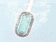 Миниатюра изображения товара Щетка-расческа для животных Pet Paws TBD0604189602 (голубой)