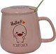 Миниатюра изображения товара Кружка с ложкой Swed house MR1-4 (розовый)
