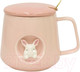 Миниатюра изображения товара Кружка с ложкой Swed house MR1-8 (розовый)