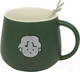 Миниатюра изображения товара Кружка с ложкой Swed house MR3-6 (зеленый)