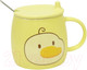 Миниатюра изображения товара Кружка с ложкой Swed house MR3-7 (желтый)