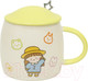 Миниатюра изображения товара Кружка с ложкой Swed house MR3-10 (белый/желтый)