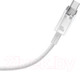 Миниатюра изображения товара Кабель Baseus Explorer для iPhone 15 / 662802554D (1м, белый)