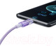 Миниатюра изображения товара Кабель Baseus Explorer для iPhone 15 / 662802554C (1м, фиолетовый)