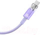 Миниатюра изображения товара Кабель Baseus Explorer для iPhone 15 / 662802554C (1м, фиолетовый)