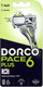 Миниатюра изображения товара Бритвенный станок Dorco Pace 6 Plus SXA5002 (+ 2 сменные кассеты)