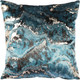 Миниатюра изображения товара Наволочка декоративная Sofi de Marko Мрамор 45х45 / Нав-Мс-45х45 (синий)